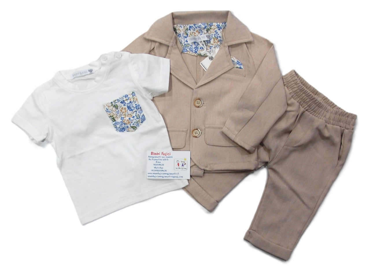 Completo baby maschio elegante leggero