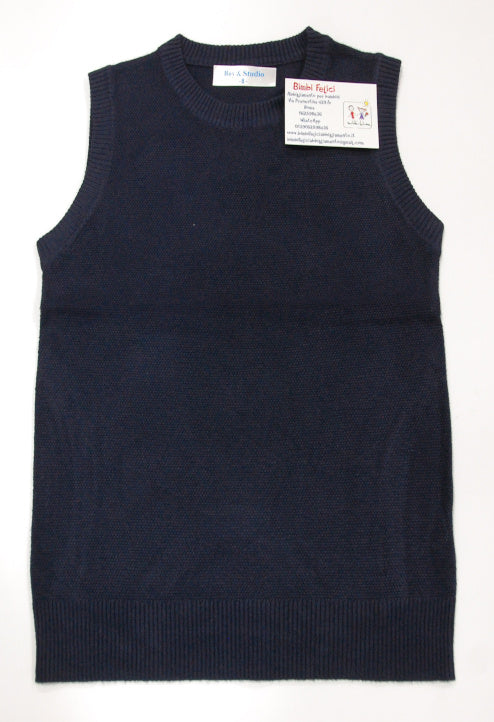 Gilet per divisa scolastica in maglia da ragazzo
